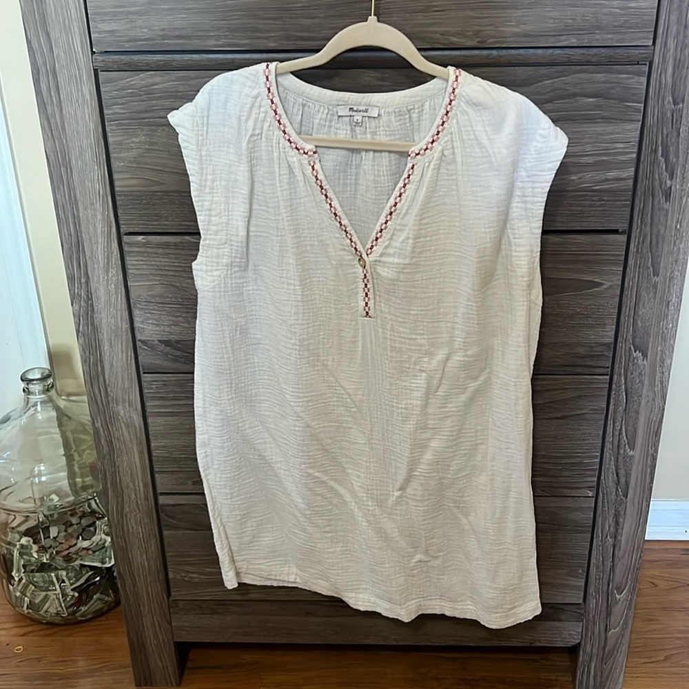 Madewell Cream Dress